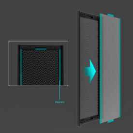 Кутия за компютър Zalman Case EATX - I6 Black - RGB, Tempered Glass, 3 fans included