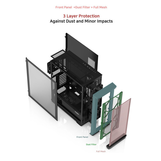 Кутия за компютър Zalman Case EATX - Z10 - Mesh