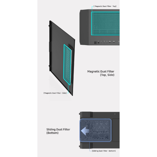 Кутия за компютър Zalman Case EATX - Z10 - Mesh