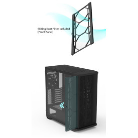 Кутия за компютър Zalman Case EATX - Z10 - Mesh