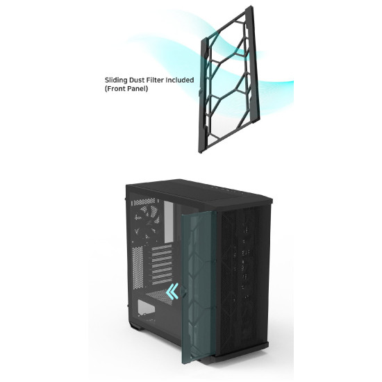 Кутия за компютър Zalman Case EATX - Z10 - Mesh