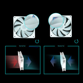 Кутия за компютър Zalman Case mATX - P30 White - aRGB, Tempered Glass