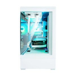 Кутия за компютър Zalman Case mATX - P30 White - aRGB, Tempered Glass