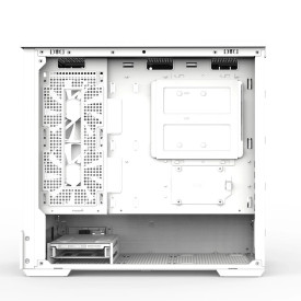 Кутия за компютър Zalman Case mATX - P30 White - aRGB, Tempered Glass