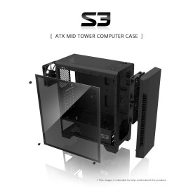Кутия за компютър Zalman Case ATX - ZM-S3