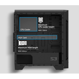 Кутия за компютър Zalman Case ATX - ZM-S3