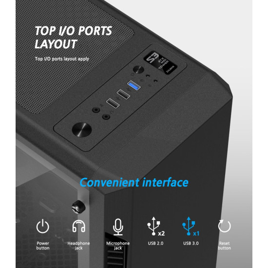 Кутия за компютър Zalman Case ATX - ZM-S3