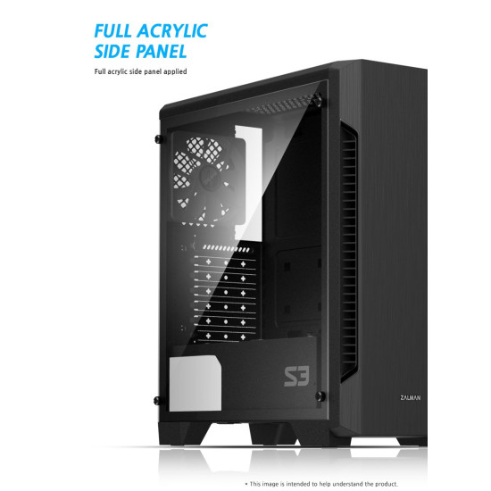 Кутия за компютър Zalman Case ATX - ZM-S3
