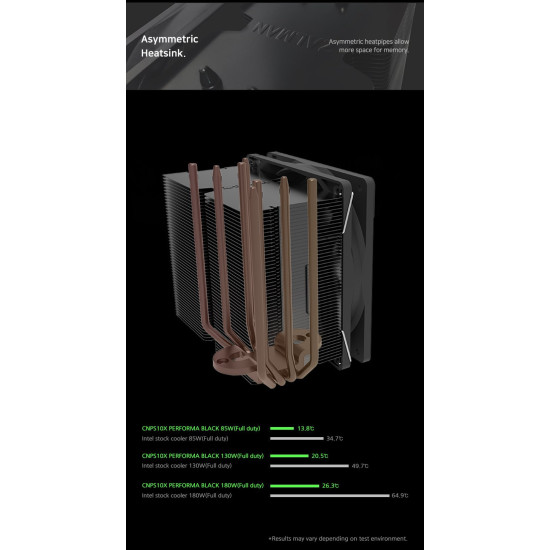 Охладител за процесор Zalman CPU Cooler CNPS10X PERFORMA BLACK