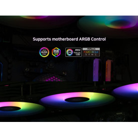 Водно охлаждане Zalman Water Cooling ALPHA 36 BLACK - Addressable RGB - LGA1700/AM5
