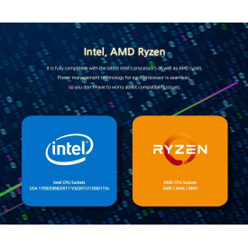 Водно охлаждане Zalman Water Cooling ALPHA 36 BLACK - Addressable RGB - LGA1700/AM5