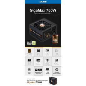 Захранване Zalman PSU GigaMax 750W Bronze ZM750-GVII