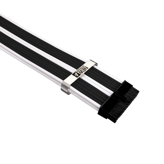 Комплект модинг кабели 1stPlayer Custom Modding Cable Kit Black/White - ATX24P, EPS, PCI-e - BKW-001