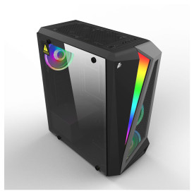 Кутия за компютър 1stPlayer Gaming Case ATX - R5 RGB Black - 3 Fans included