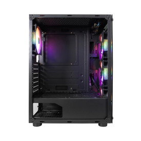 Кутия за компютър 1stPlayer Case ATX - Fire Dancing V3-B RGB - 4 fans included