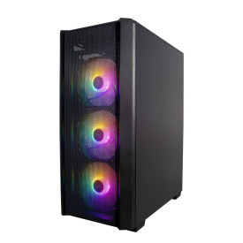 Кутия за компютър 1stPlayer Case ATX - Fire Dancing V4 RGB - 4 fans included