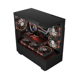 Кутия за компютър 1stPlayer Case mATX - MIKU Mi5 Black