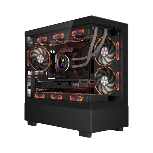 Кутия за компютър 1stPlayer Case mATX - MIKU Mi5 Black