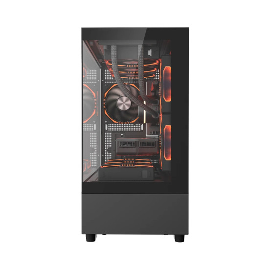 Кутия за компютър 1stPlayer Case mATX - MIKU Mi5 Black