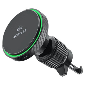 Стойка за телефон за кола Acefast Car phone holder - for Air vent, Magnetic Qi2 Wireless Charging - D33 Qi2 - Black