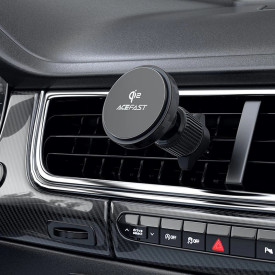 Стойка за телефон за кола Acefast Car phone holder - for Air vent, Magnetic Qi2 Wireless Charging - D33 Qi2 - Black