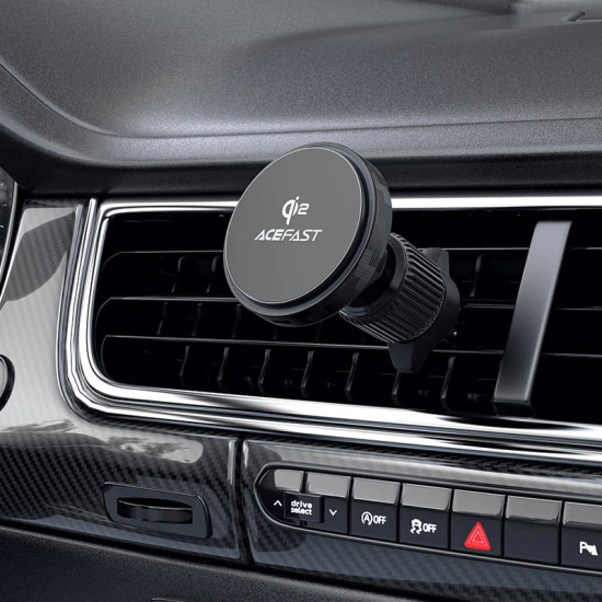 Стойка за телефон за кола Acefast Car phone holder - for Air vent, Magnetic Qi2 Wireless Charging - D33 Qi2 - Black