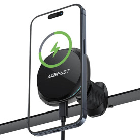 Стойка за телефон за кола Acefast Car phone holder - for Air vent, Wireless Magnetic Wireless Charging - D31 - Black