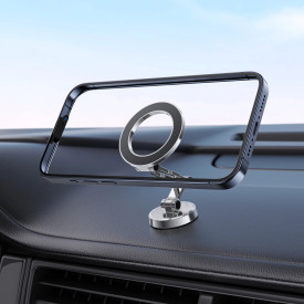 Стойка за телефон за кола Acefast Car phone holder - Metal, Magnetic Ring, 360 deg - D20 - Grey