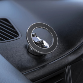 Стойка за телефон за кола Acefast Car phone holder - Metal, Magnetic Ring, 360 deg - D20 - Grey