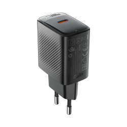 Зарядно Acefast Charger Wall GaN PD25W - A104 - USB-C x 1, Black