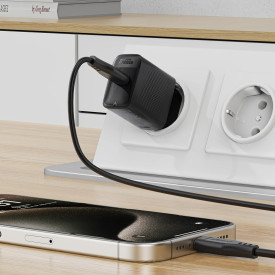Зарядно Acefast Charger Wall GaN PD25W - A104 - USB-C x 1, Black