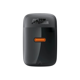 Зарядно Acefast Charger Wall GaN PD25W - A104 - USB-C x 1, Black