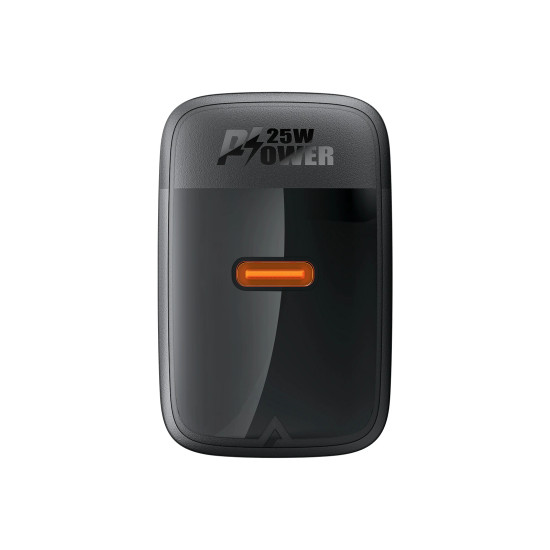Зарядно Acefast Charger Wall GaN PD25W - A104 - USB-C x 1, Black