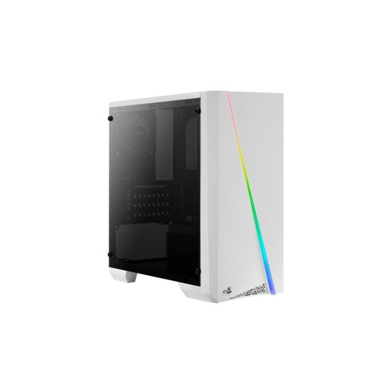 Кутия за компютър AeroCool Case mATX - Cylon Mini White - RGB - ACCS-PV12012.21