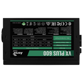 Захранване AeroCool PSU VX PLUS 600W - ACPN-VS60NEY.11