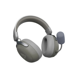 Безжични слушалки Ajazz Wireless Gaming Headphones - AHM08 MAX Gray, White - Bluetooth , 2.4G