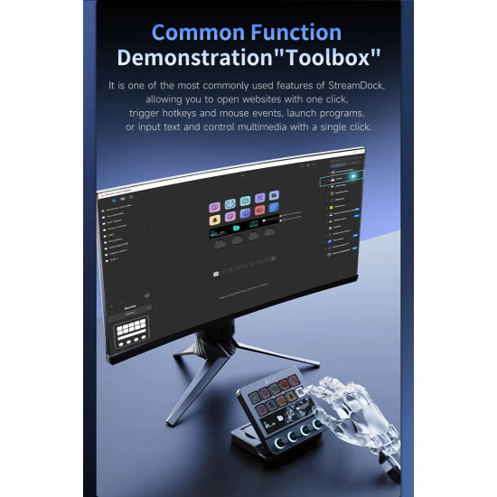 Стрийминг хъб Ajazz Streaming HUB AKP05E PRO Black