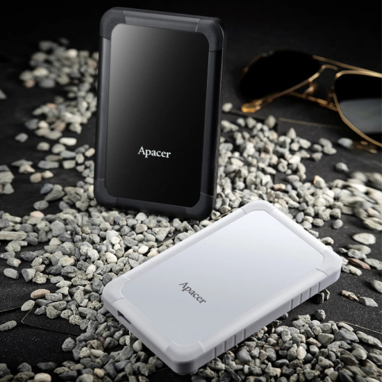 Външен твърд диск Apacer AC532 2TB USB 3.2 Gen 1, Shockproof, Black