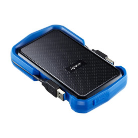 Външен твърд диск Apacer Portable Hard Drive AC631 2TB USB 3.2 Gen 1, Military-Grade, Shockproof, Black