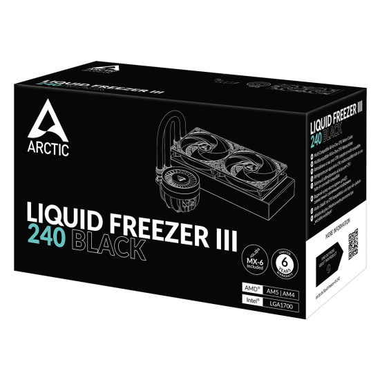 Водно охлаждане Arctic Liquid Freezer III 240 Black