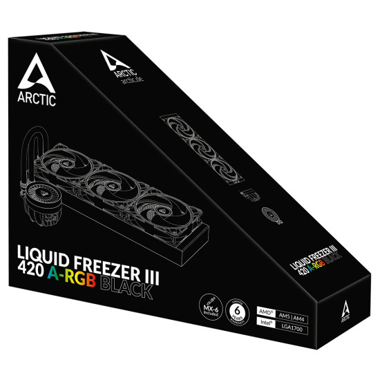 Водно охлаждане Arctic Liquid Freezer III 420 A-RGB Black