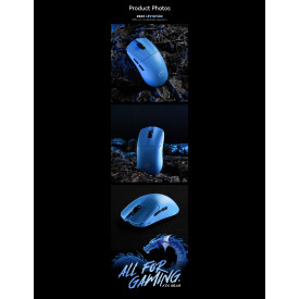 Безжична мишка ATK Wireless Gaming Mouse F1 EXTREME LEVIATAN - 8K, Omron Optical Switches, Blue