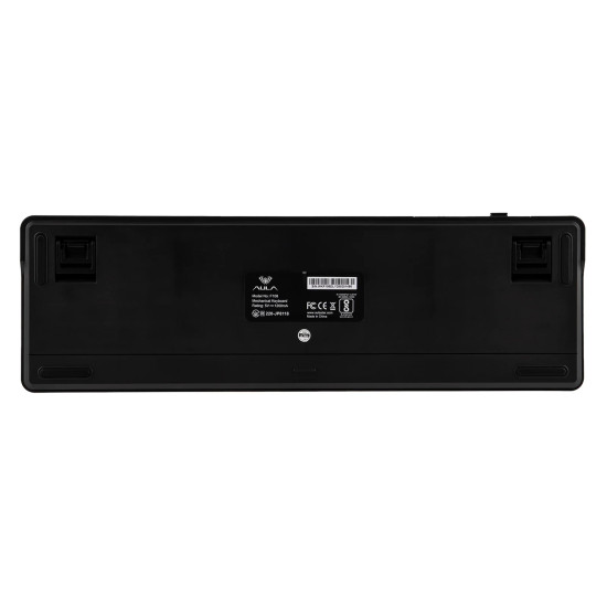 Безжична клавиатура Aula F108 - Volcanic Switch [Linear] (English US), Black, Gray
