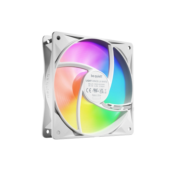 Комплект вентилатори be quiet! Fan Pack 3-in-1 3 x 120mm - LIGHT WINGS LX 120mm PWM high-speed White Triple-Pack