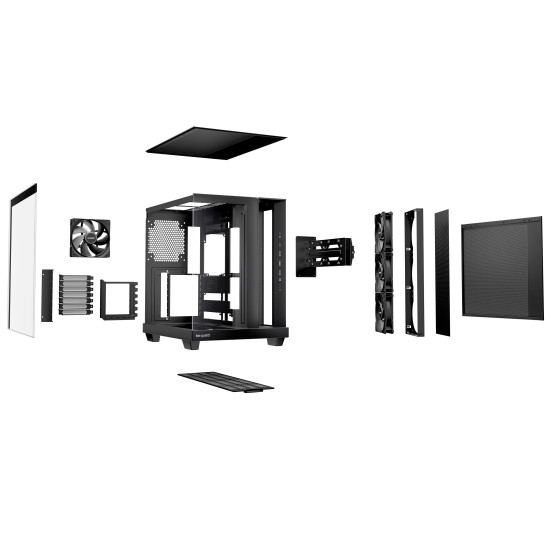 Кутия за компютър be quiet! Case ATX - LIGHT BASE 500, Black