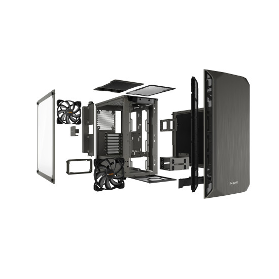 Кутия за компютър be quiet! Case ATX - Pure Base 500 Window Metallic Gray