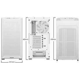Кутия за компютър be quiet! Case ATX - Pure Base 501 Airflow White