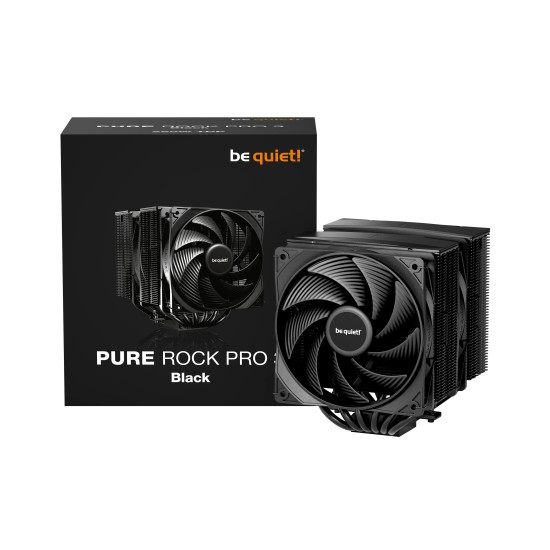 Охладител за процесор be quiet! CPU Cooler - Pure Rock Pro 3 Black - Dual-Tower
