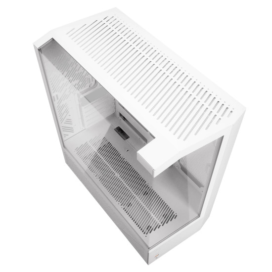 Кутия за компютър Darkflash Case ATX - DY460 White - 4 x 120 mm A-RGB fans included, USB-C