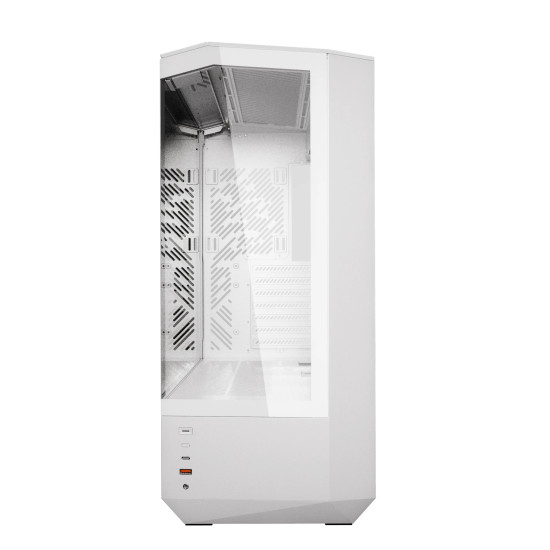 Кутия за компютър Darkflash Case ATX - DY460 White - 4 x 120 mm A-RGB fans included, USB-C